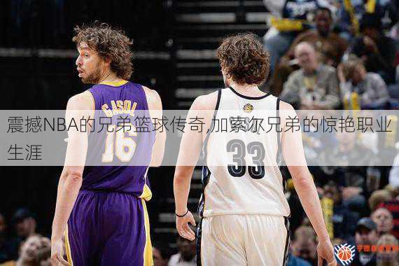 震撼NBA的兄弟篮球传奇,加索尔兄弟的惊艳职业生涯