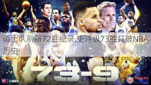 勇士队刷新72胜纪录,史诗级73胜打破NBA历史