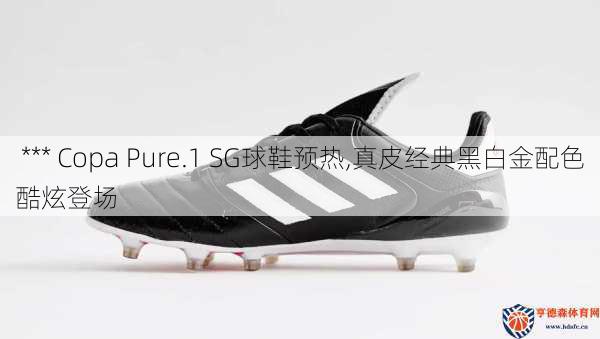  *** Copa Pure.1 SG球鞋预热,真皮经典黑白金配色酷炫登场