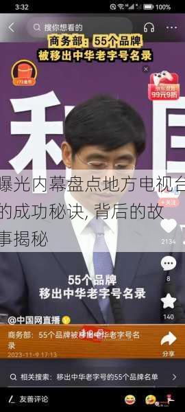 曝光内幕盘点地方电视台的成功秘诀, 背后的故事揭秘